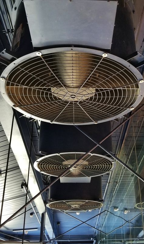 Commercial Exhaust Fan Setup